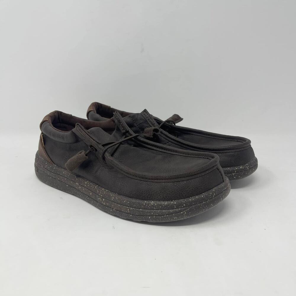 Lamo Paul Slip On Shoes Waxed Chocolate Mens 7 Lightweight Casual Loafers